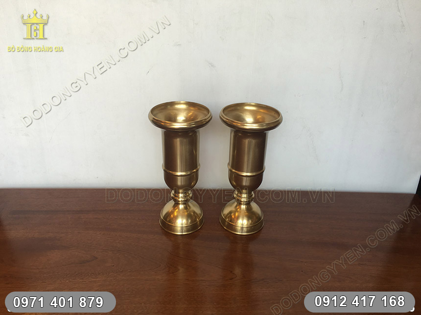 ống hương bằng đồng v&agrave;ng